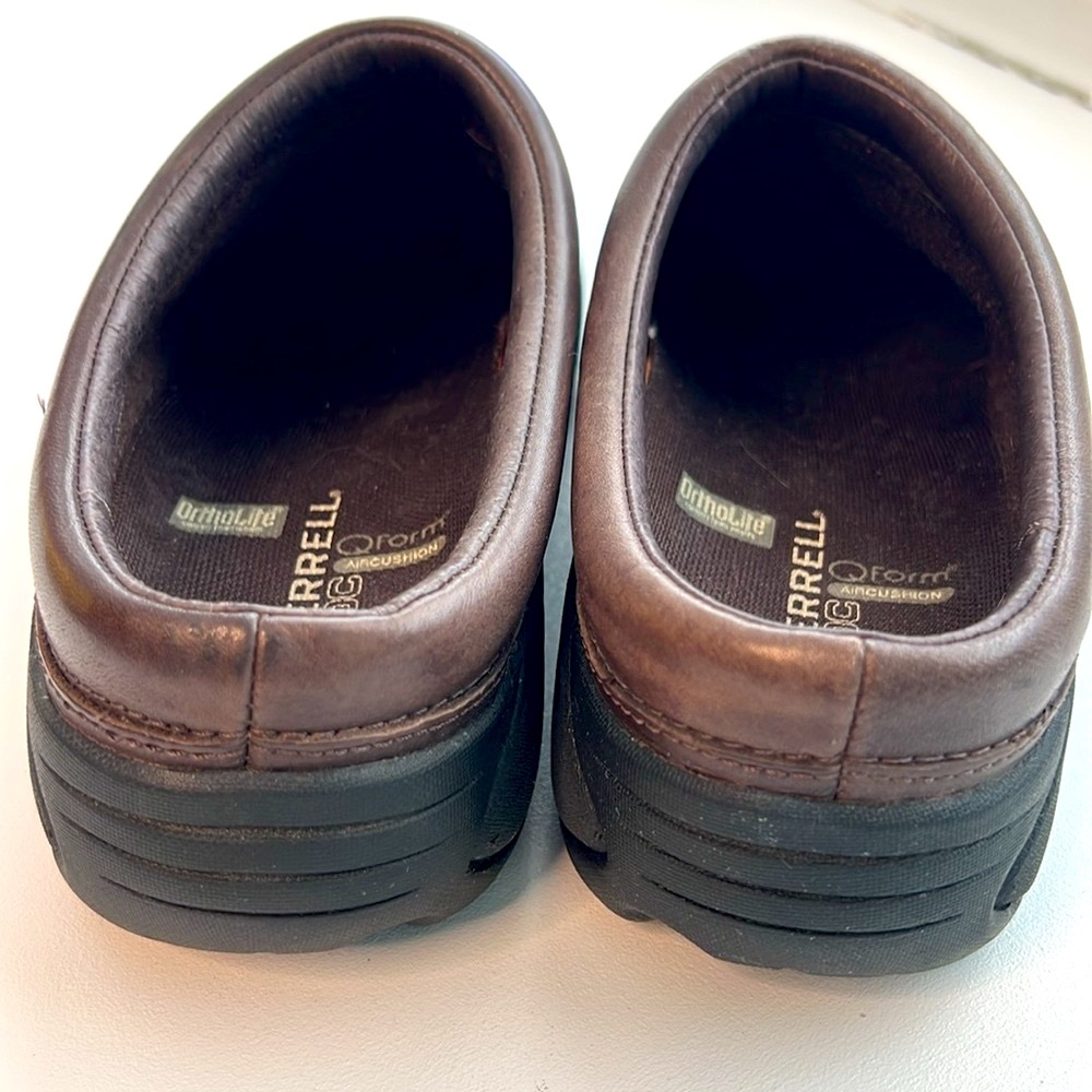 Merrell- Chocolate Brown Mules - Picture 8 of 9
